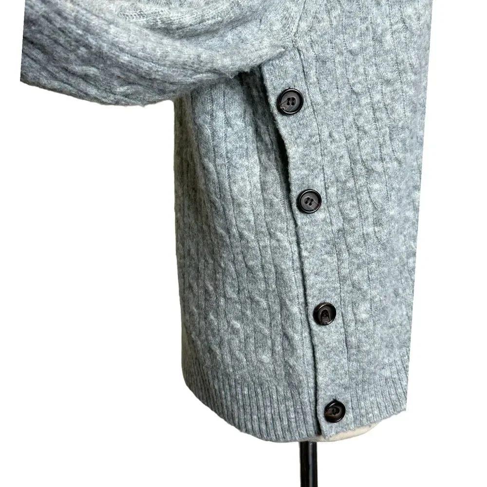 J. Crew gray crew neck sweater size S